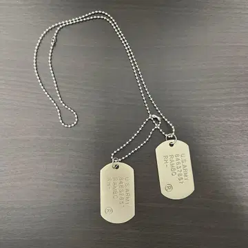 U.S. ARMY 도그택 목걸이