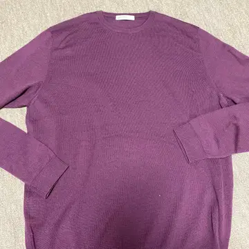 팔코넬리 보라색 크루넥 니트