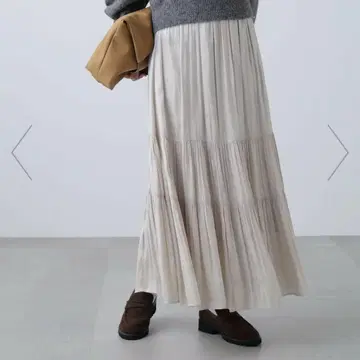 FREE'SMART 프리즈마트 샤이니 캉캉 스커트 화이트 M