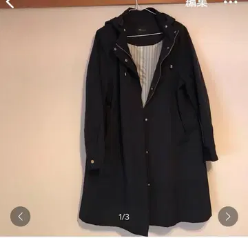 Oandl 네이비 롱 코트