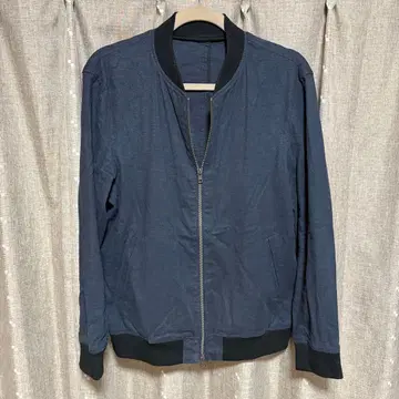 y110203 THE SHOP TK 블루종 무지 집업 포켓 L