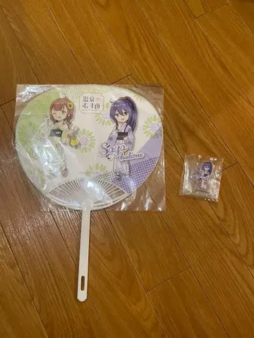 온천 소녀 하코네 사야 아크릴 스탠드 & 부채 세트