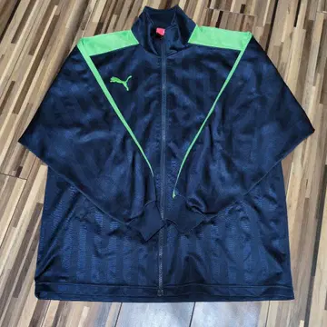 Puma 블랙/그린 저지