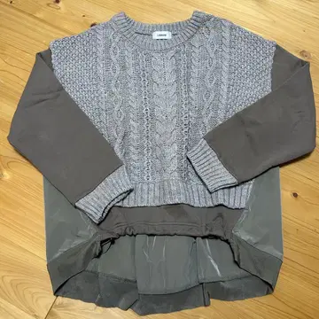 이소재 MIX 니트 스웨터