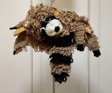 양 디자인 니트 머플러