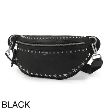 JIMMY CHOO 요크 바디백 웨스트 파우치