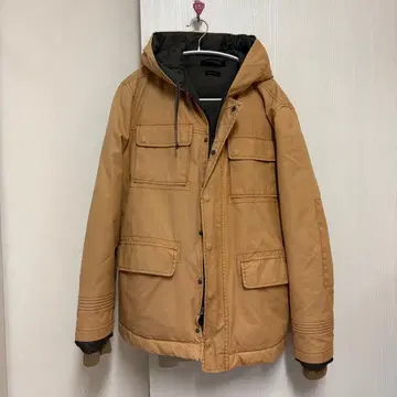 MARC JACOBS 후드 부착 다운 자켓 베이지