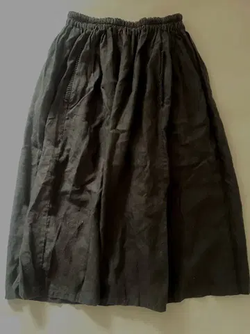 homspum 린넨 개더 스커트