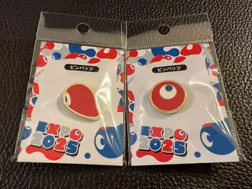 오사카 간사이 만박 EXPO2025 코먀쿠 핀 배지 2점 세트