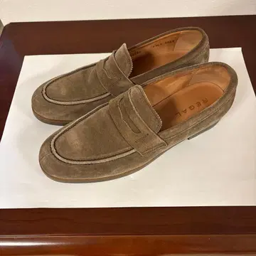 REGAL 스웨이드 브라운 로퍼