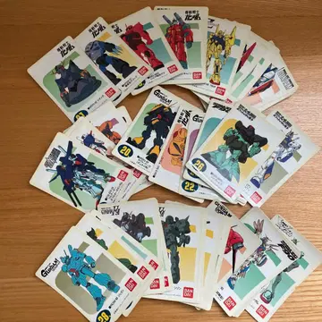 [ 새상품 ] 건담 퀴즈 스티커 전종 45개 세트