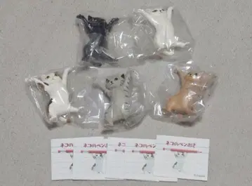 고양이 펜꽂이 5마리 세트