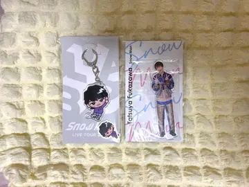 SnowMan 후카사와 타츠야 아크릴 스탠드 Fest 스노우 키링