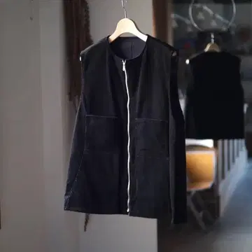 BISOWN CORDUROY x WO/CA REVERSIBLE VEST