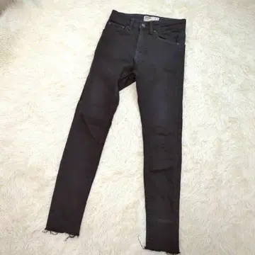 Bershka (버쉬카) 데님 스키니 팬츠 블랙 M 상당 무지