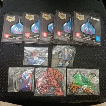 드래곤 퀘스트 복권 가게 G상 러버 스트랩 전 8종 중 5종 세트