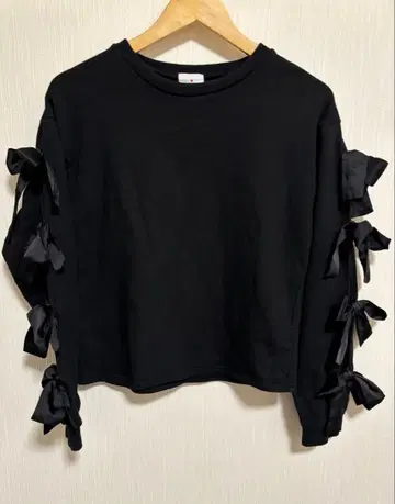 merry jenny 소매 리본 긴팔 상의