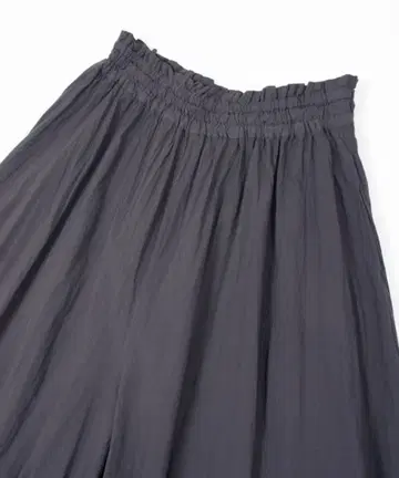 nest robe 코튼 린넨 오미 표백 브로드 큐롯 차콜 그레이