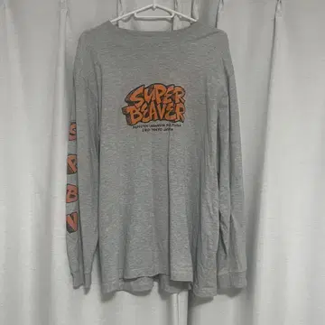 SUPER BEAVER 긴팔 티셔츠 롱티 M 사이즈