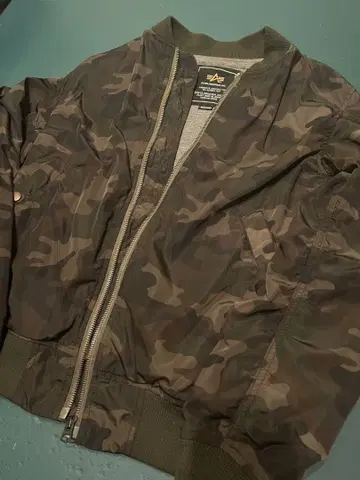 알파 MA1 카모플라쥬 카모플라 M 사이즈