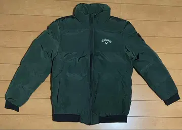 다운 자켓 다크 그린 남성용 M 사이즈