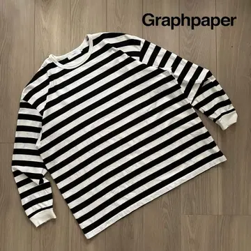 [ Graphpaper ] BORDER L/S T-SHIRT 2