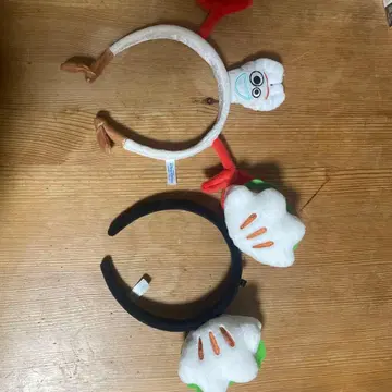 디즈니 캐릭터 머리띠 2개 세트