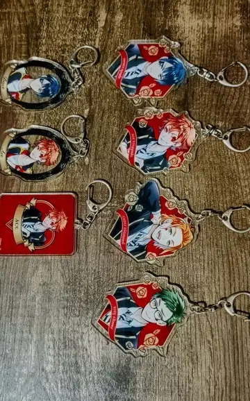 트위스티드 원더랜드 아크릴 키링 7개 세트