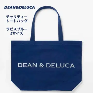 DEAN & DELUCA 차리티 토트백 라피스 블루 L 사이즈