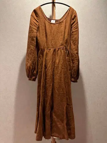 Son de flor 브라운 긴팔 원피스 XXS