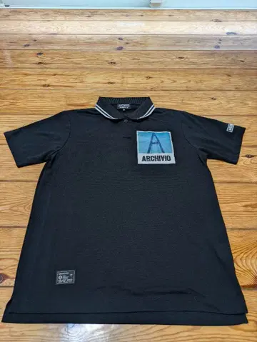 ARCHIVIO 블랙 피케 셔츠