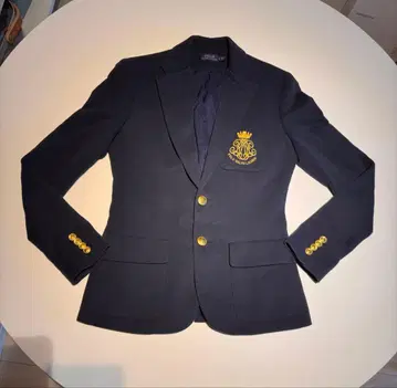 폴로 랄프로렌 네이비 블레이저 자켓 골드 버튼 자수 로고 엠블럼 4