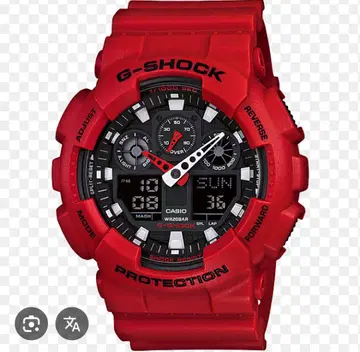 G-SHOCK GA100B-4AER 빨간색 미사용품 배터리 방전