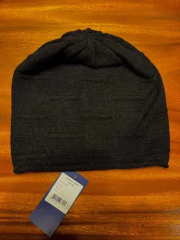 [ 새상품 ] 캐시미어 100% 니트 비니 블랙