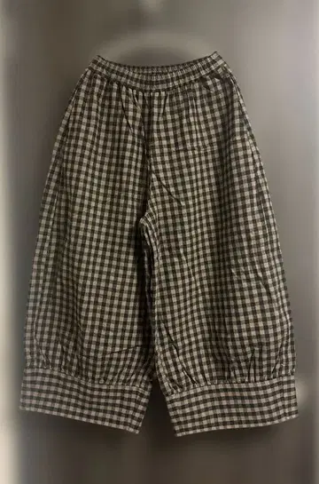 사만사 모스모스 패턴 모듬 밑단 절개 와이드 팬츠 모카