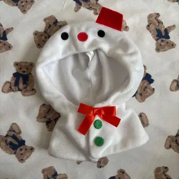 커다란 고양이 씨의 케이프 눈사람 씨