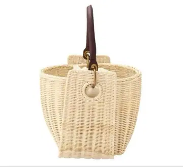 LAGUNAMOON 라탄 바스켓백 베이지