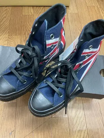 OS-56 컨버스 유니언 잭 디자인 하이컷 스니커즈