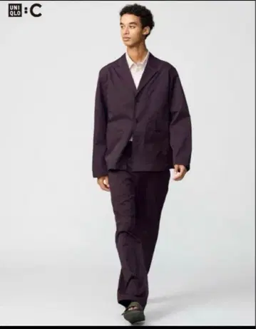 UNIQLO C 코튼 워크 자켓, 팬츠 셋업