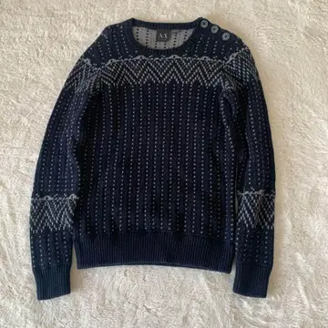 [ 미중고 ] 아르마니 익스체인지 코튼울 니트