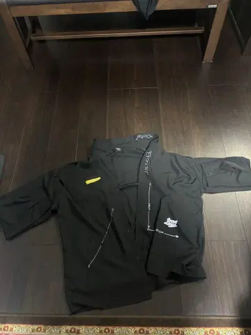 FYLCH 블랙 숏 슬리브 셔츠