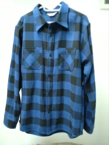 파이브 브라더 블록 체크 플란넬 셔츠 L