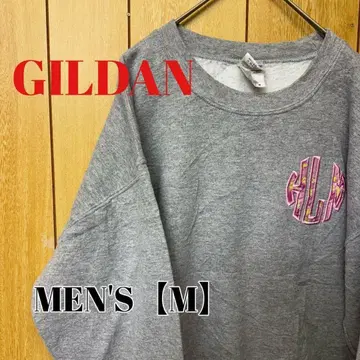 TQ148 [US 수입] GILDAN(길단) 맨투맨 [남성용 M] 그레이