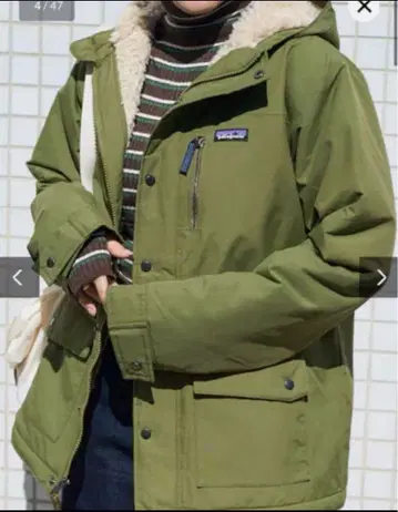 파타고니아 카키 보이즈 인페르노 자켓 XXL 도어즈