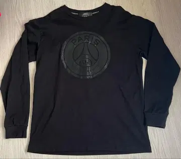 PARIS 로고 블랙 긴팔T셔츠 L 사이즈