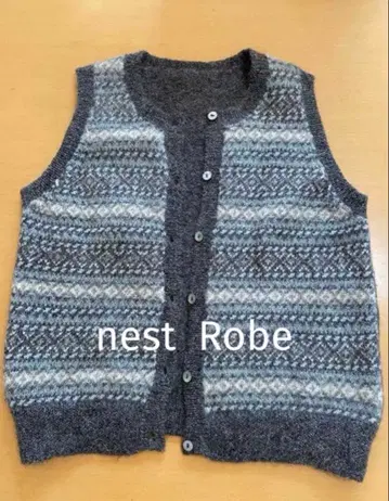 nest Robe 네스트로브 자카드 니트 베스트 우치다 아야노 착용