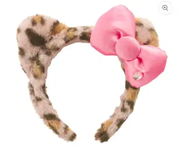 최저가 키티 유니버셜 USJ 레오파드 무늬 머리띠 레오파드 무늬 머리띠