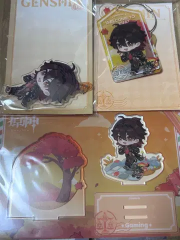 원신 팝업 테이왓 굿즈 2025 테쿠테쿠 모험 가명 3점