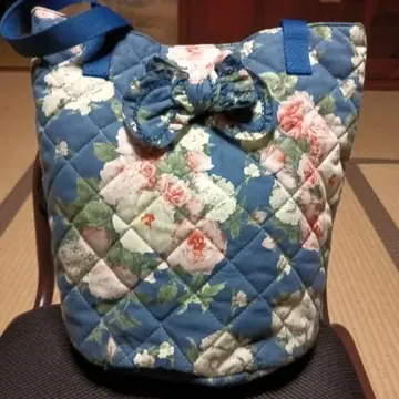 핑크하우스 로즈 꽃무늬 토트백 미사용