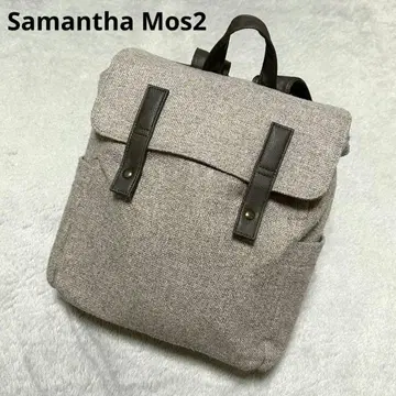 [ 새상품급 ] 사만사 모스모스 플랩 벨트 백팩 캔버스 원단